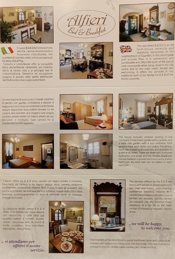 Alfieri Bed & Breakfast Пиза Экстерьер фото